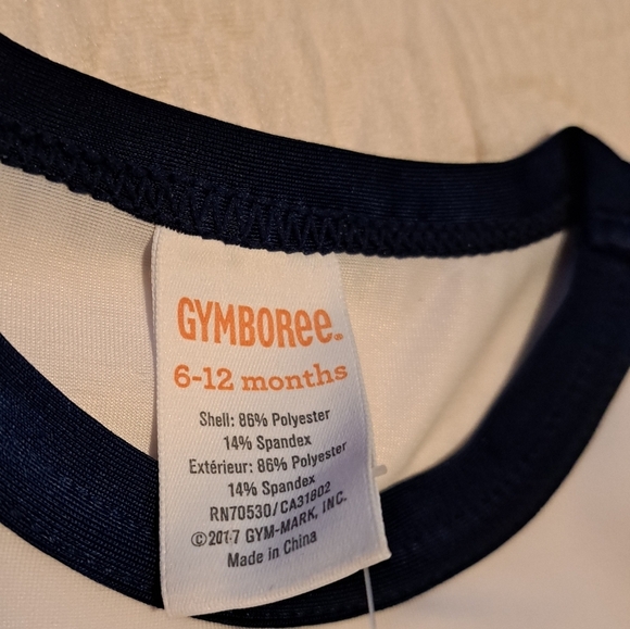 Gymboree boys size 6-12 months pineapple swim rash guard shirt, New - Picture 4 of 4